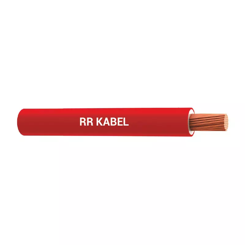 RR Kabel Superex Industrial Cables 90 m Length HR+FR PVC Insulation 1 Sq. mm Annealed Copper Conductor Red