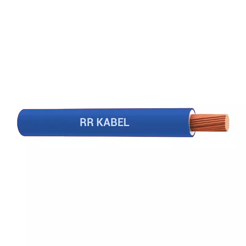 RR Kabel Superex Industrial Cables 90 m Length HR+FR PVC Insulation 2.5 Sq. mm Annealed Copper Conductor Blue