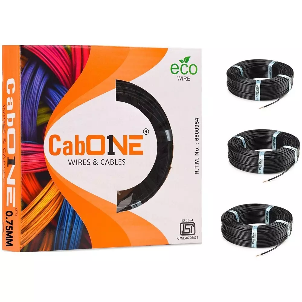 cabone-electrical-wire-black-fr-pvc-insulation-cca-copper-1-core-075-sq-mm-90-m-length-pack-of-3
