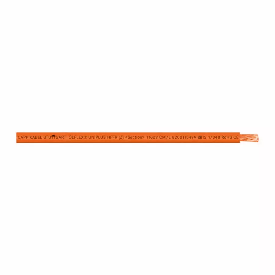 Lapp ÖLFLEX UNIPLUS HFFR Z Halogen Free Retardant Cable 240 sq.mm 1 Core Color Orange 1100 V 100 m, 3822009181
