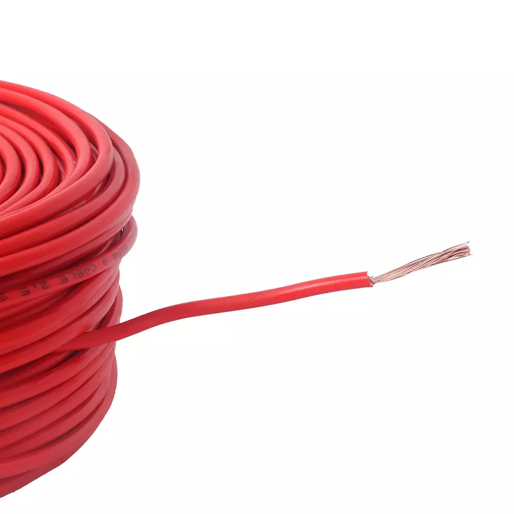 FABGOLD FR Multistrand Cable 1.5 mm² CCA Copper Red for Electric Current Flow, (90 m)