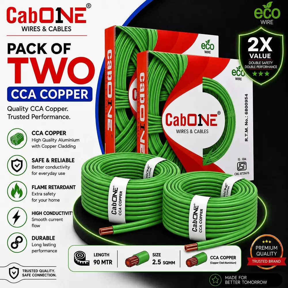 cabone-electrical-wire-green-fr-pvc-insulation-cca-copper-1-core-25-sq-mm-90-m-length-pack-of-2