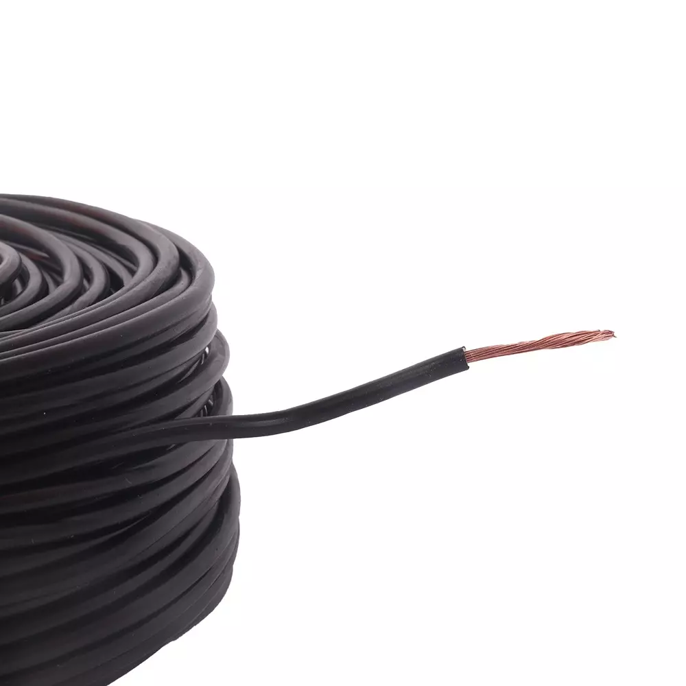 FABGOLD FR Multistrand Cable 1 mm² CCA Copper Black for Electric Current Flow, (90 m)