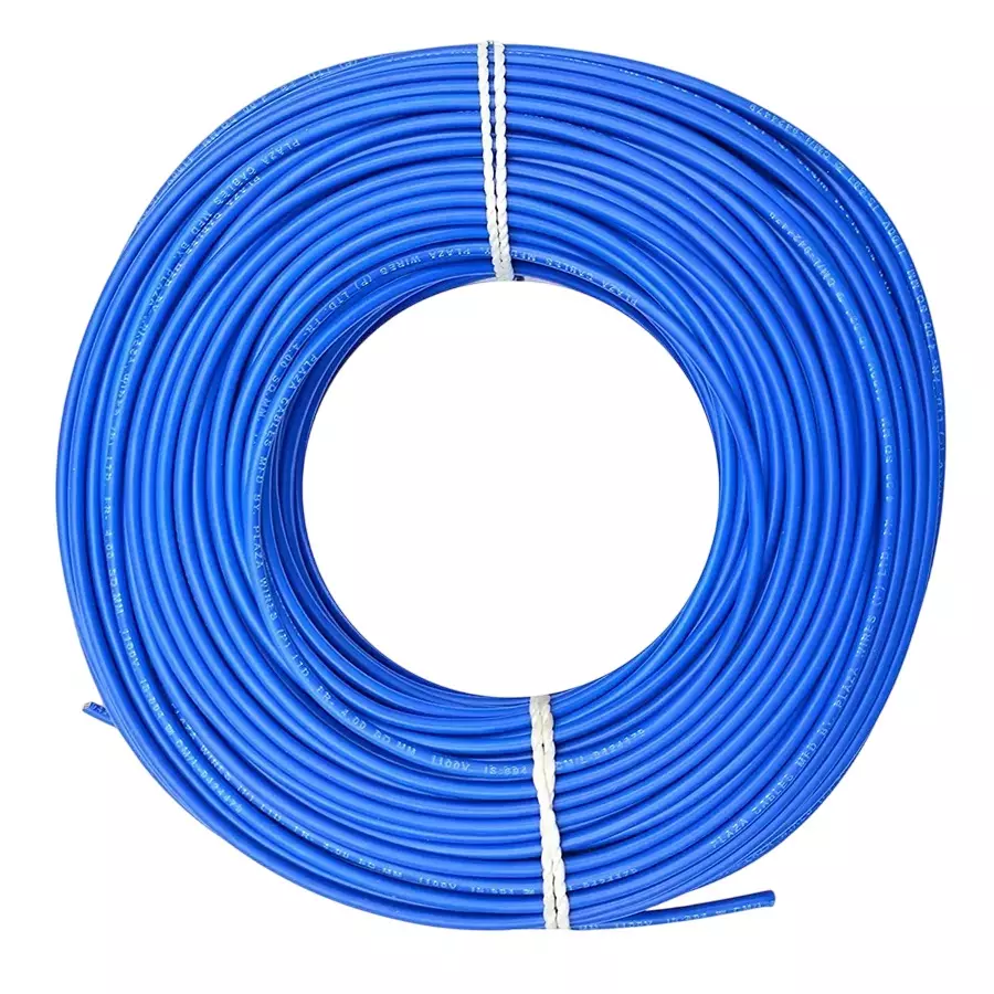 Venco 1 Sq. mm 1 Core Flame Retardant (FR) House Wire Blue (90 m)