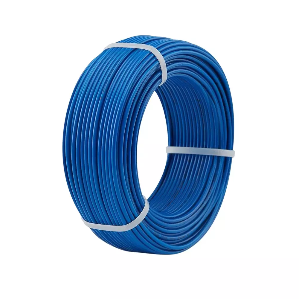 Venco 1 Sq. mm 1 Core Flame Retardant (FR) House Wire Blue (90 m)