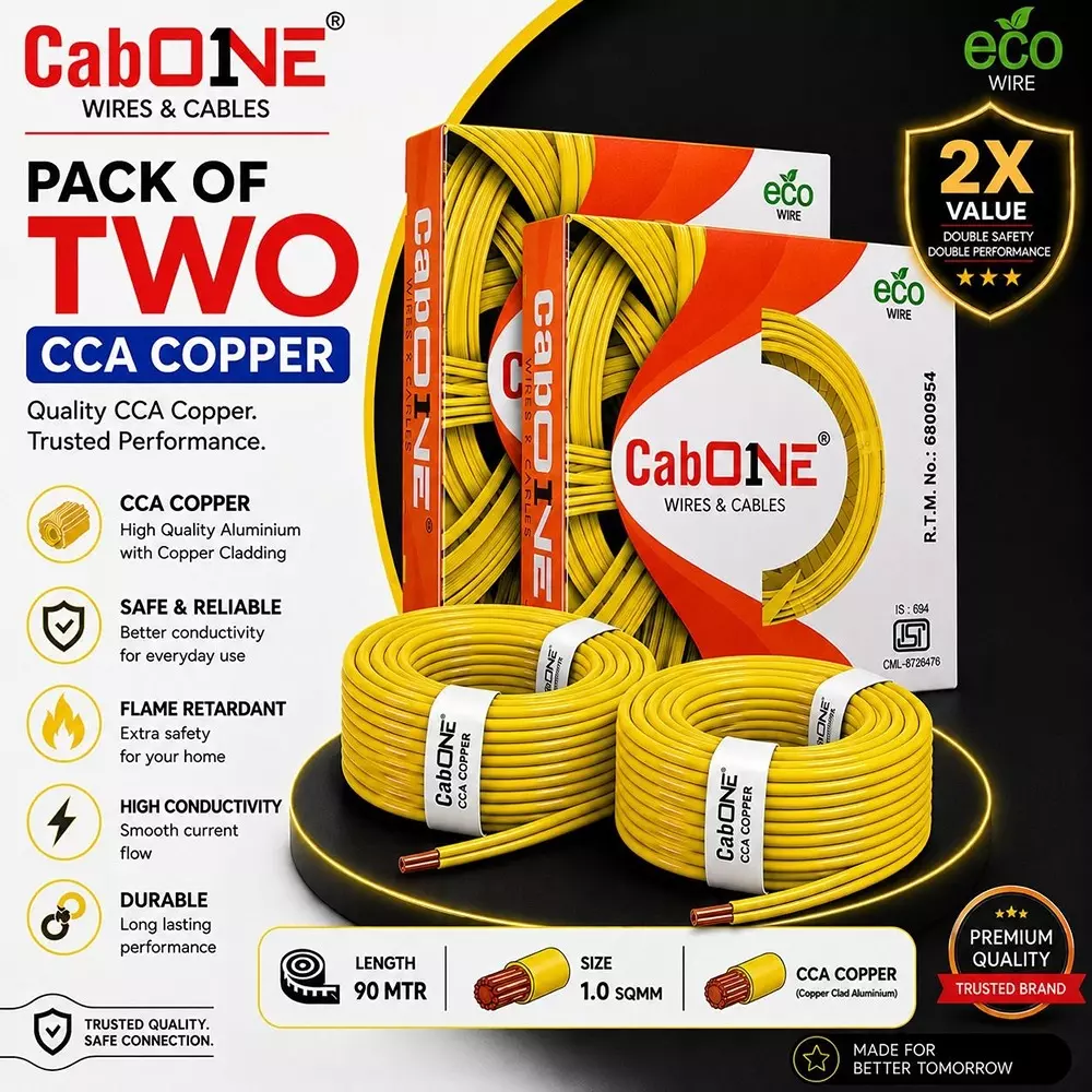 cabone-electrical-wire-yellow-fr-pvc-insulation-cca-copper-1-core-1-sq-mm-90-m-length-pack-of-2