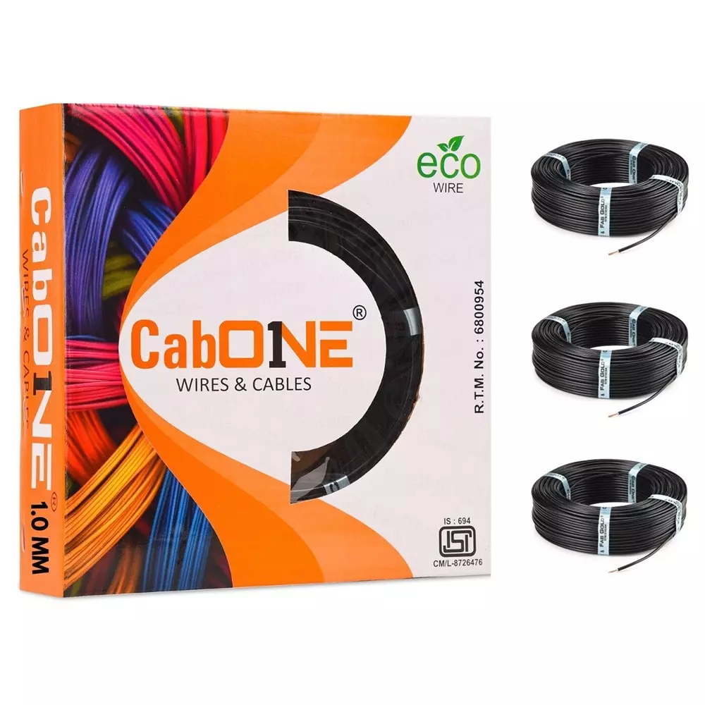 cabone-electrical-wire-black-fr-pvc-insulation-cca-copper-1-core-1-sq-mm-90-m-length-pack-of-3