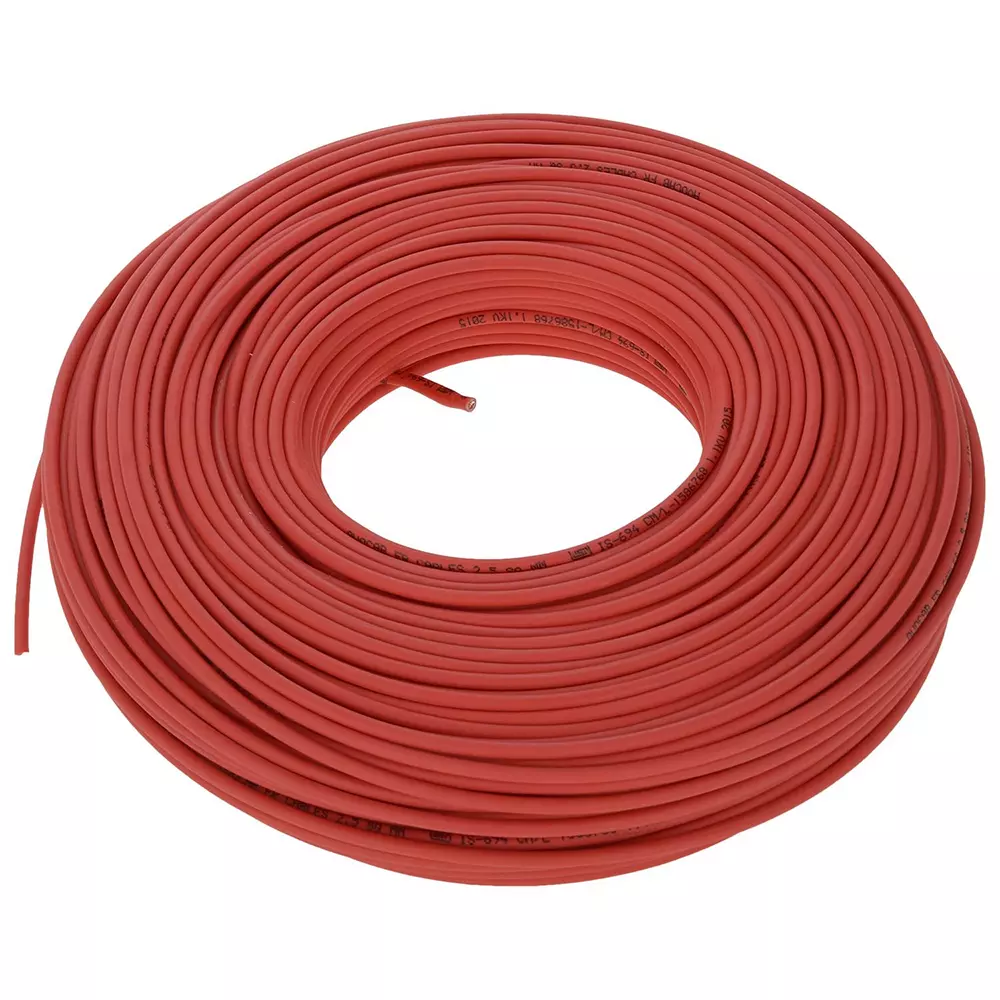 AVOCAB FRLS House Wire 1 Core Red