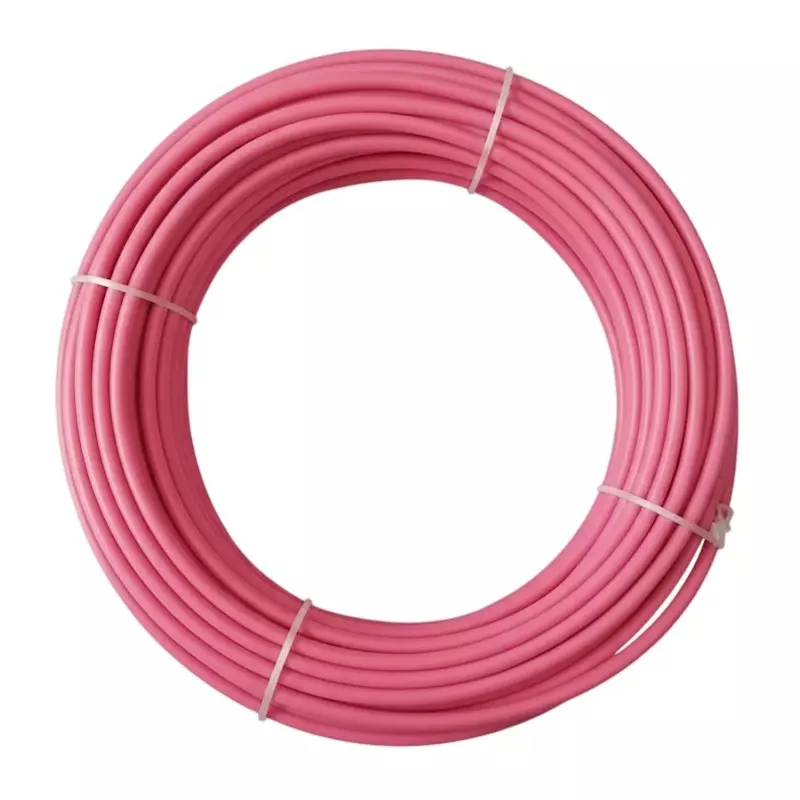 JAMSONS Flame Retardant Low Smoke Zero Halogen Cable with Cotton Braided 1.5 Sq.mm 2 Core Pink (90 m), JM-042