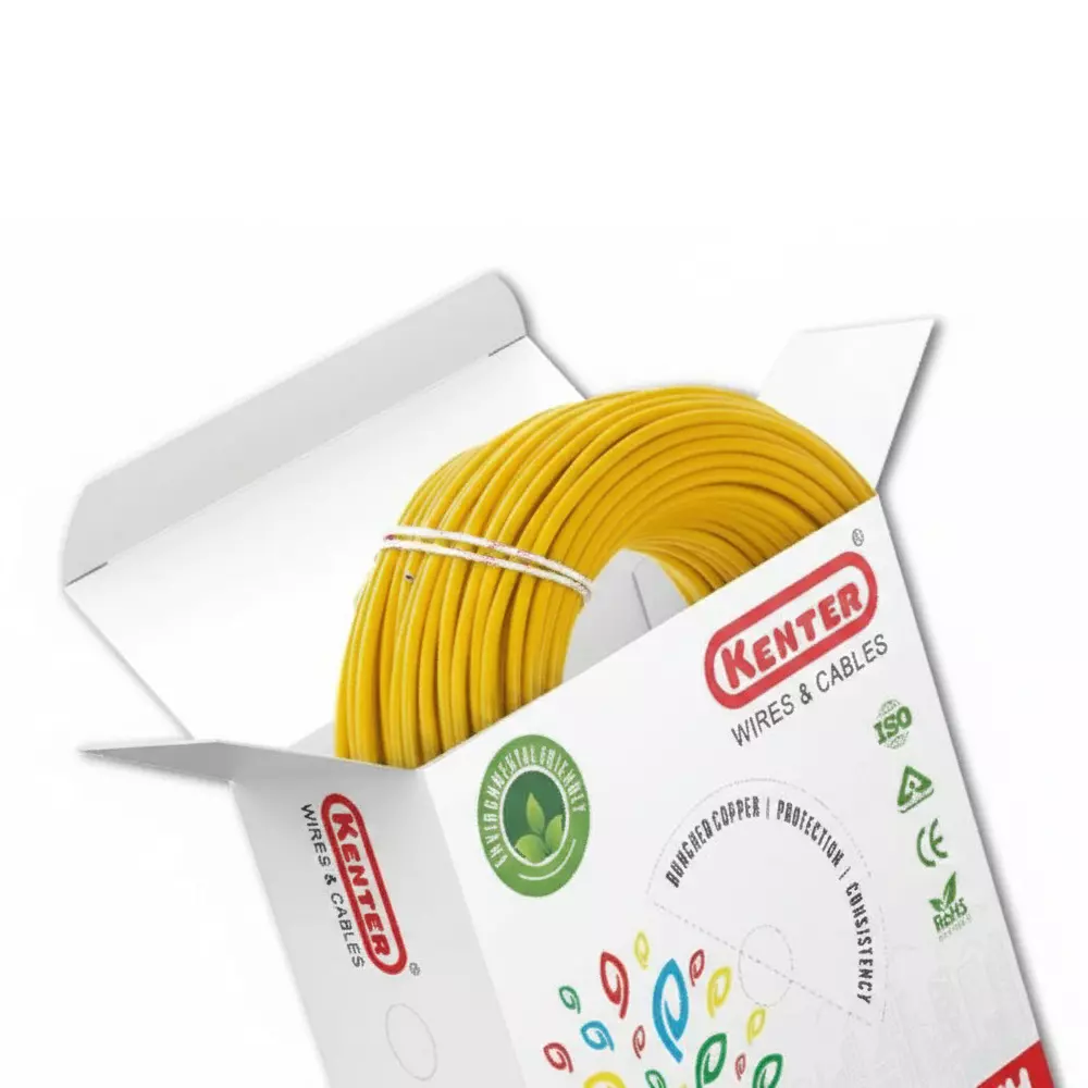 kenter-frls-multistrand-cable-25-sq-mm-copper-conductor-1-core-pvc-insulation-90-m-cable-length-yellow
