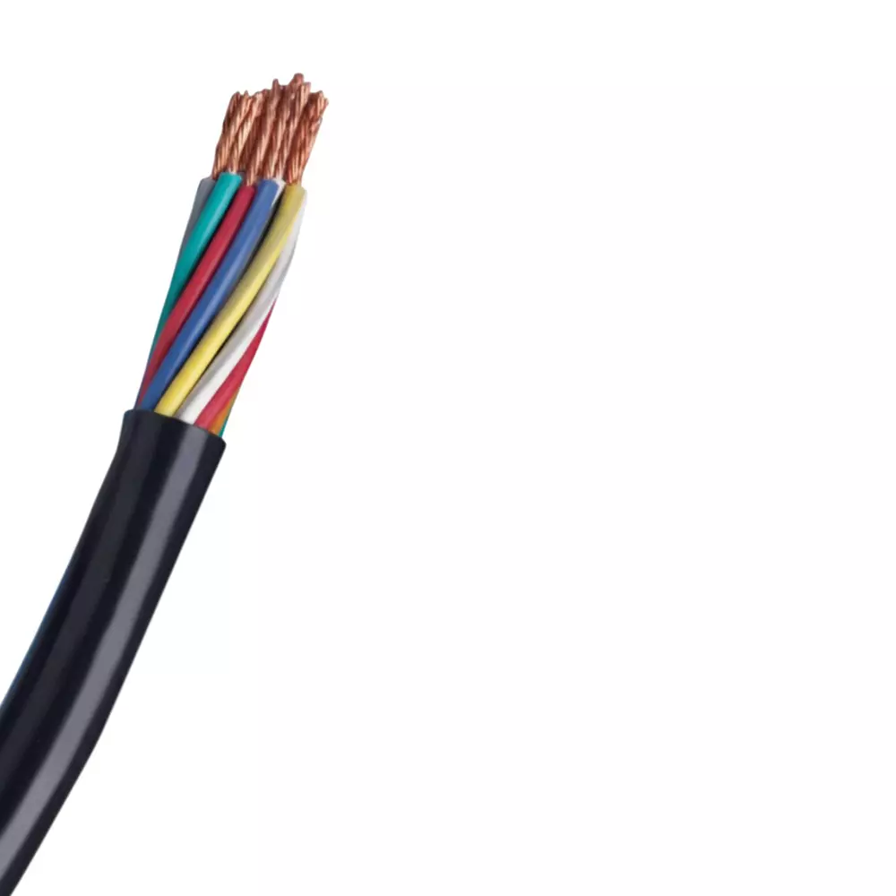 KEI Flexible Industrial Multistranded Cable FRLS PVC Sheathed 2.50 mm² 19 Core Black (100 m)