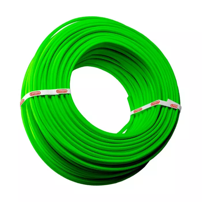KENTER FRLS Multistrand Cable 10 Sq. mm Copper Conductor 1 Core PVC Insulation 90 m Cable Length Green