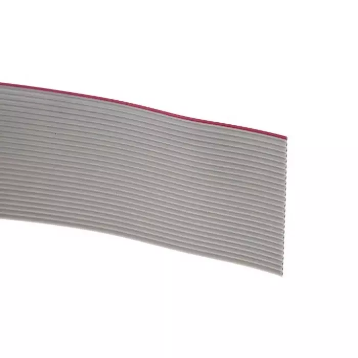 RS PRO Ribbon Cable 1.27 mm 26 Way Flat Grey Sheath 33 mm Width 5 m Length, 2899925