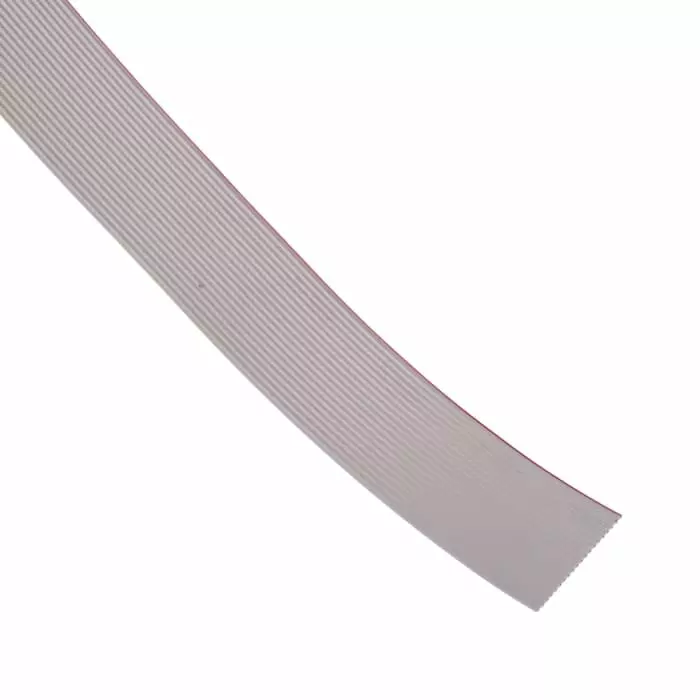 RS PRO Ribbon Cable 1.27 mm 20 Way Flat Grey Sheath 25.4 mm Width 5 m Length, 2899896
