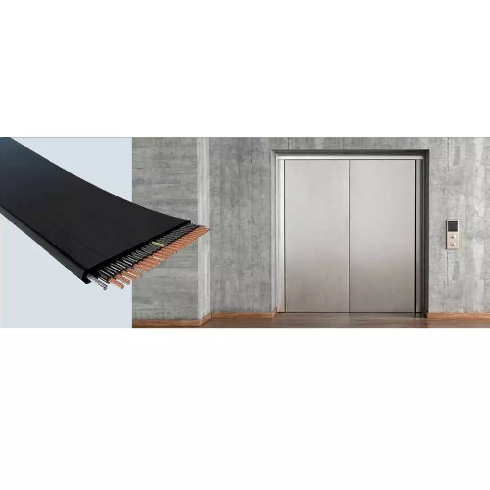 Havells Flat Travelling Cable PVC Insulation 8 Core 0.50 mm² Nominal Area 1000 m Length, WHPFHTKG8X50