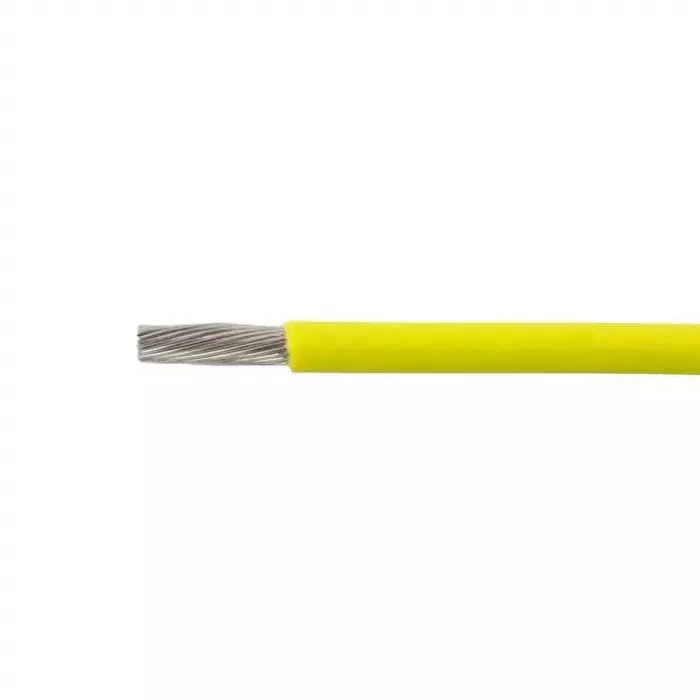 Alpha Wire Ecogen Metric Single Core Hook Up Wire 0.25 mm² Yellow 50 m Length, 67025 YL033