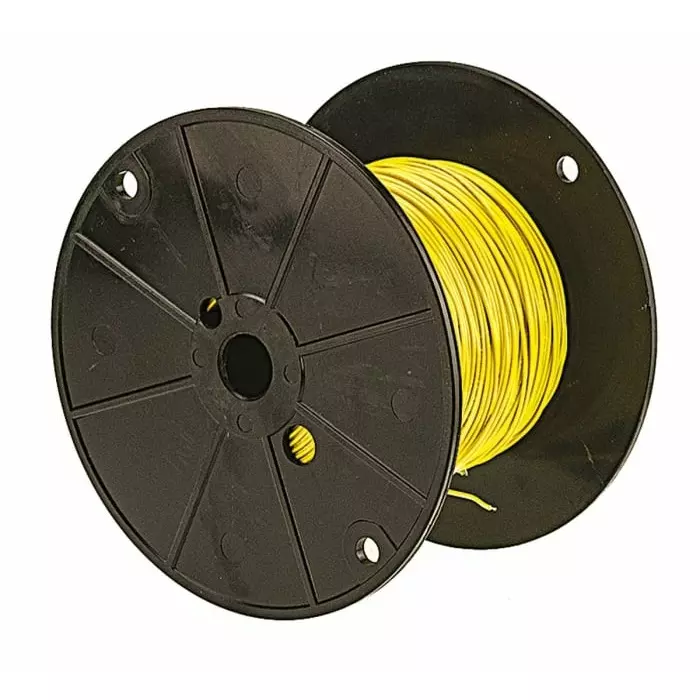 Alpha Wire Single Core Hook Up Wire 0.23 mm² Nominal Area Yellow 305 m Length, 3050 YL001