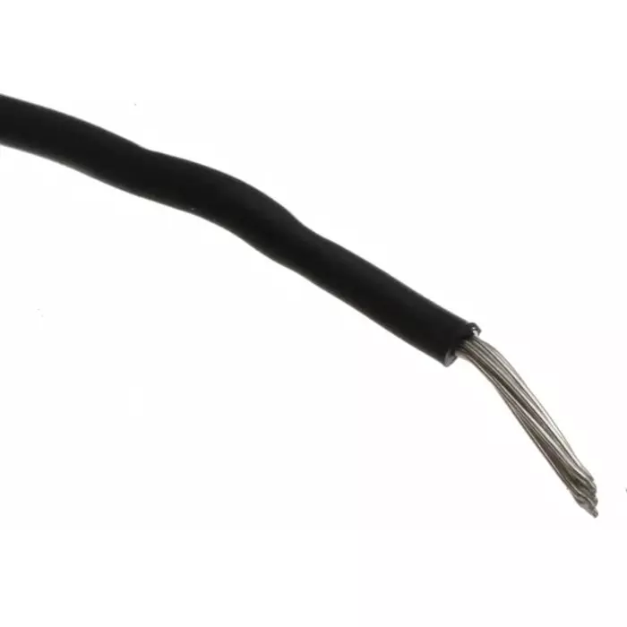 Alpha Wire Ecogen Single Core Hook Up Wire 0.2 mm² Nominal Area Black 30 m Length, 6712 BK005