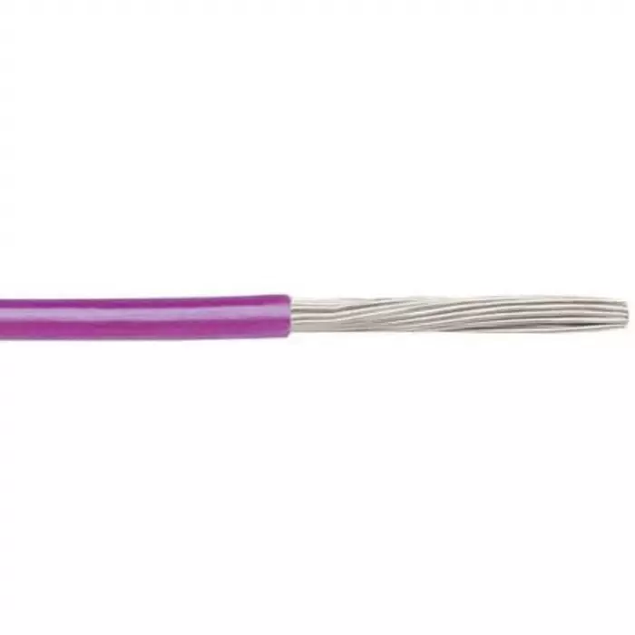 Alpha Wire Ecogen Single Core Hook Up Wire 0.52 mm² Nominal Area Purple 30 m Length, 6714 VI005