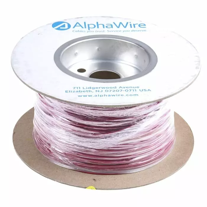 alpha-wire-ecogen-single-core-hook-up-wire-033-mm-nominal-area-red-305-m-length-6713-rd001