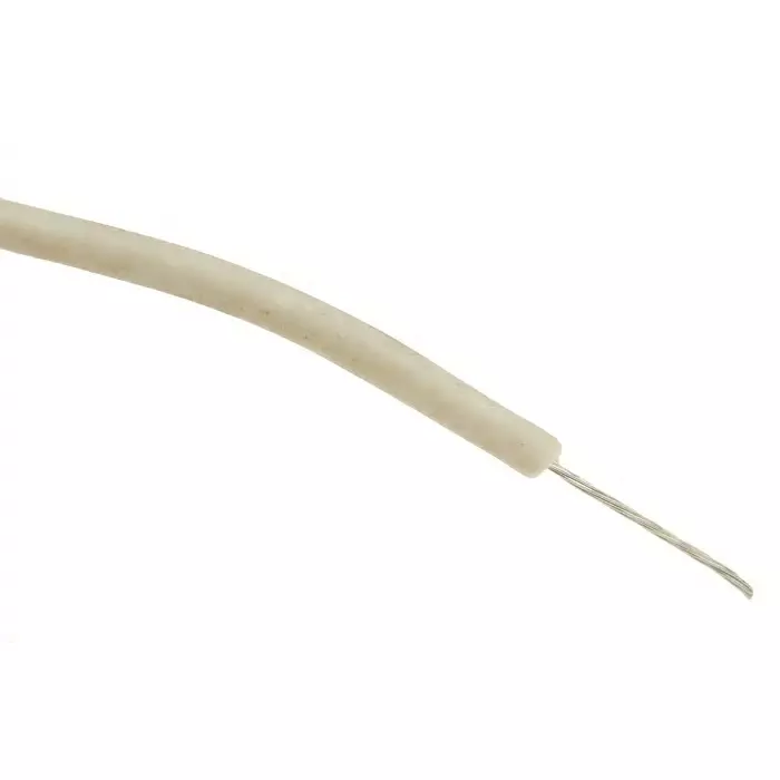 Alpha Wire Single Core Hook Up Wire Copper White 30 m Length (Wire Gauge: 8AWG - 22 AWG)