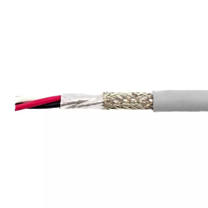 Alpha Wire Mini Control Cable 3 Core 0.38 mm² Area Grey 30 m Length, 78333 SL005