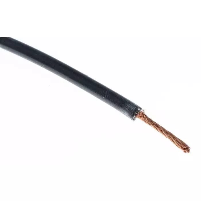 Hew Heinz Eilentropp SIFF Series Black 1.1 mm² Hook Up Wire 17 AWG 516/0.05 mm 20m Silicone Insulation, 13433-01-020