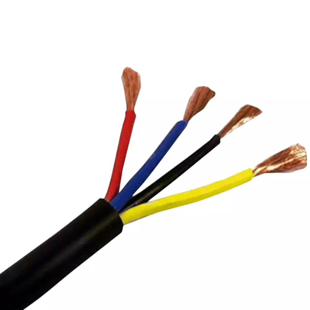 Tickson Round Multicore Cable 2.5 sq mm 4 Core Black (Roll of 90 m)