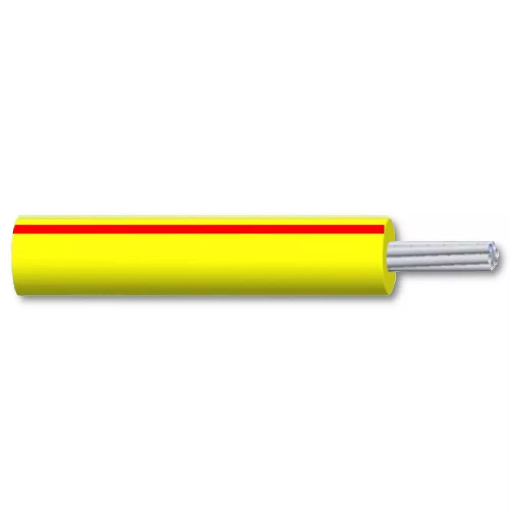 MULTICOMP PRO Hook Up Wire Tinned Annealed Copper 0.22 mm² Conductor Area 1 kV Red, Yellow, MP005345