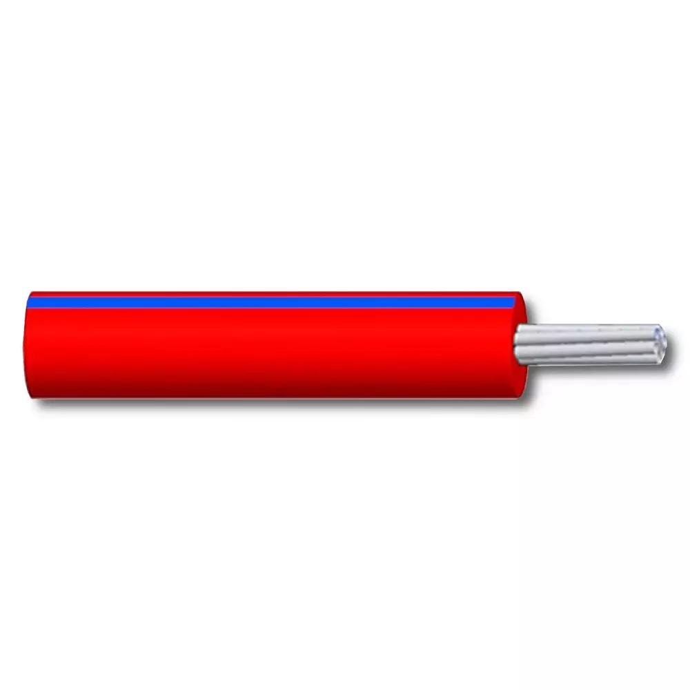 MULTICOMP PRO Hook Up Wire Tinned Annealed Copper 0.5 mm² Conductor Area 1 kV Blue, Red, MP005380