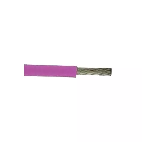 MULTICOMP PRO Hook Up Wire Tinned Annealed Copper 0.5 mm² Conductor Area 1 kV Pink, MP005376