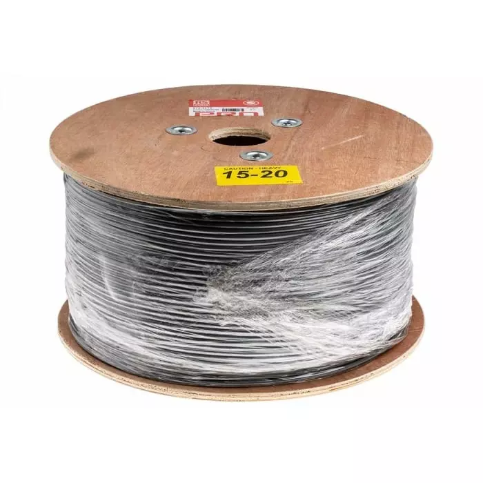 RS PRO Multicore Data Cable 0.22 mm² 5 Cores 24 AWG Screened 500 m Grey Sheath, 8124779