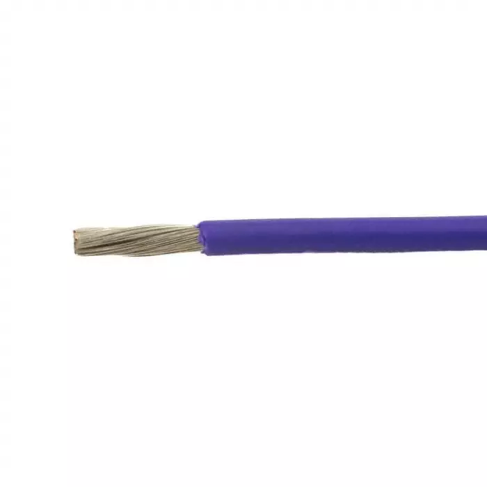 Alpha Wire Ecogen Metric Single Core Hook Up Wire 0.25 mm² Purple 50 m Length, 67025 VI321