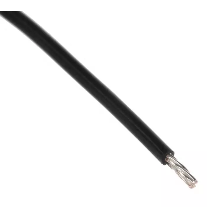 Alpha Wire Single Core Hook Up Wire 0.35 mm² Nominal Area Black 30 m Length, 5855/7 BK005