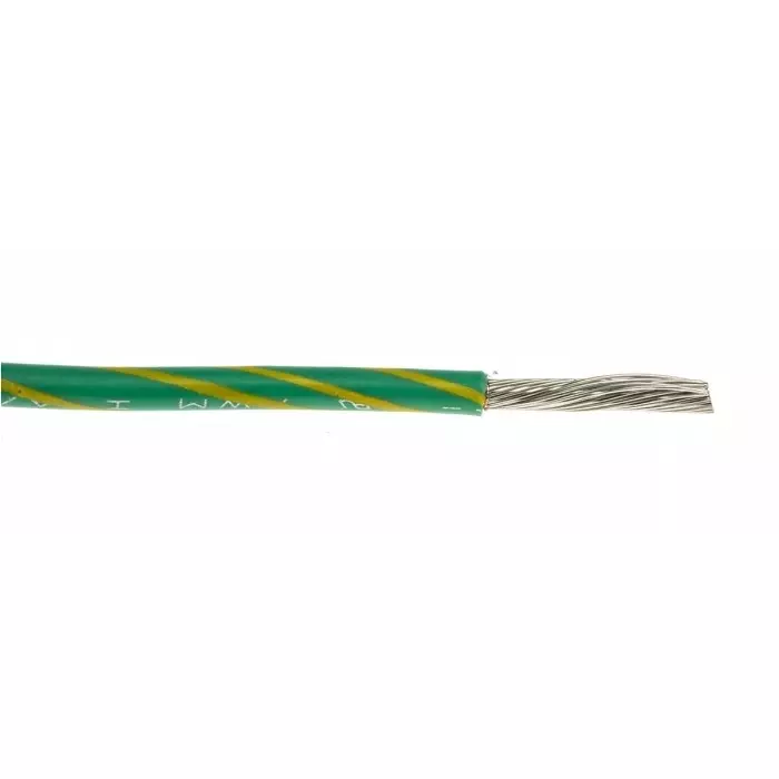 alpha-wire-ecogen-single-core-hook-up-wire-33-mm-green-yellow-30-m-length-6718-gy005