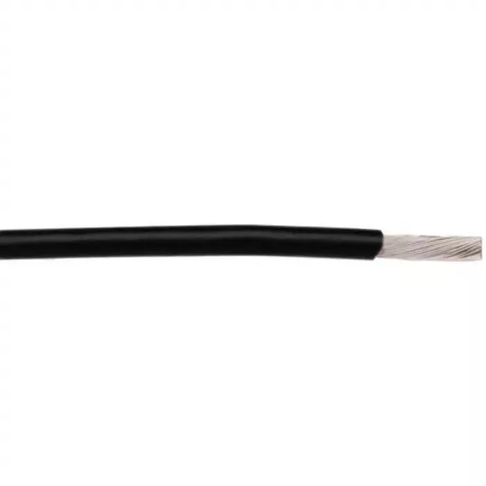 Alpha Wire Single Core Hook Up Wire 0.09 mm² Nominal Area Black 30.5 m Length, 2842/19 BK005