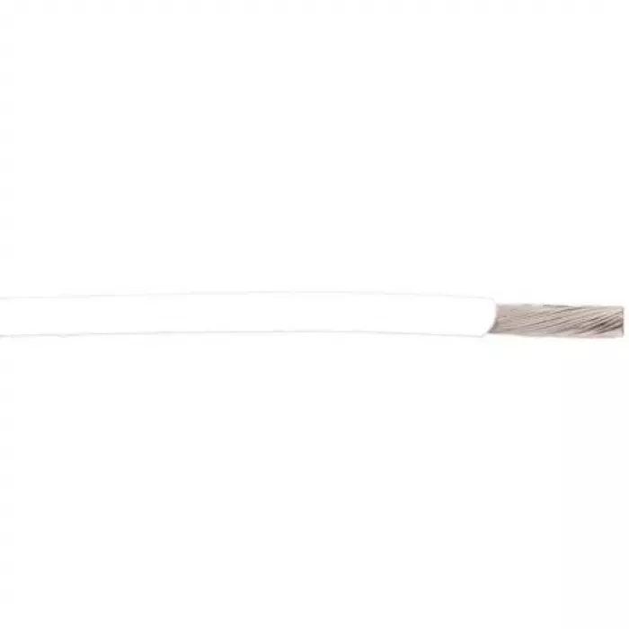 Alpha Wire Single Core Hook Up Wire 0.09 mm² Nominal Area White 30.5 m Length, 2842/19 WH005