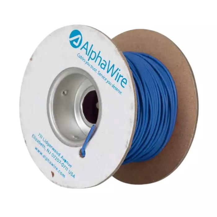Alpha Wire Ecogen Single Core Hook Up Wire 0.75 mm² Nominal Area Blue 30 m Length, 6715 BL005