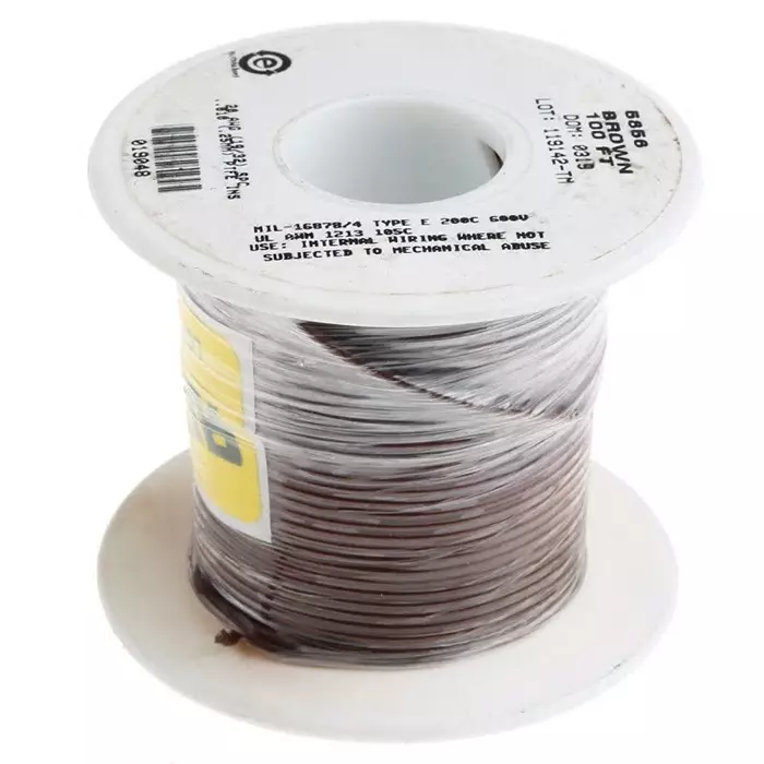 alpha-wire-single-core-hook-up-wire-062-mm-nominal-area-brown-30-m-length-5856-br005