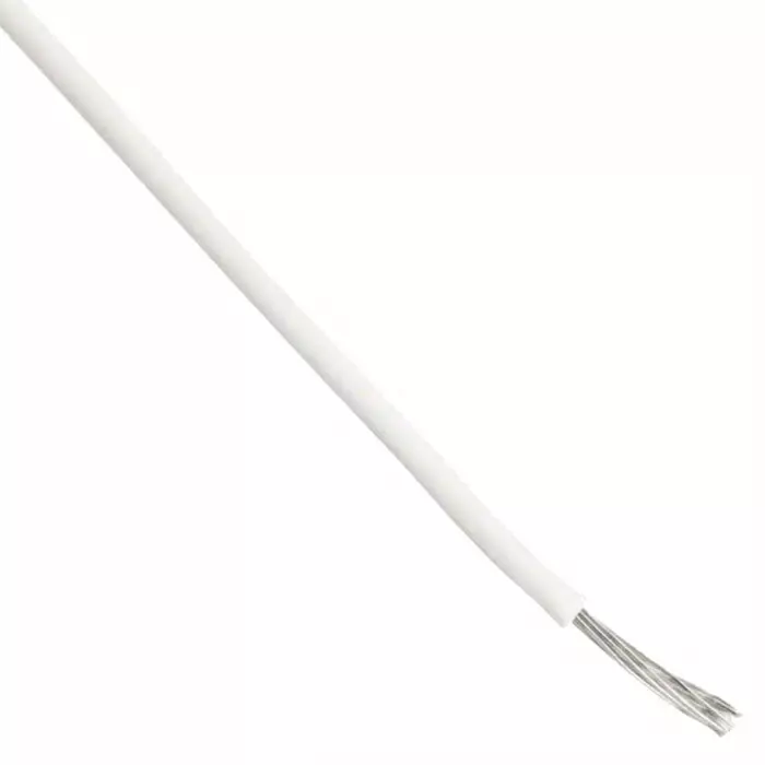 Alpha Wire Single Core Hook Up Wire 0.33 mm² Nominal Area White 30 m Length, 7055 WH005
