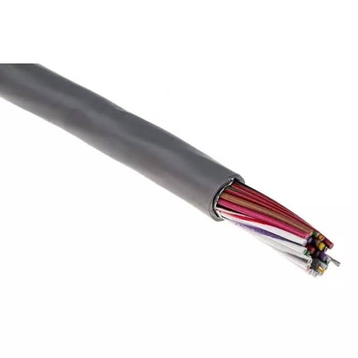 Alpha Wire Communication Control Cable 12 Core 0.35 mm² Area Grey 30 m Length, 1299/12C SL005