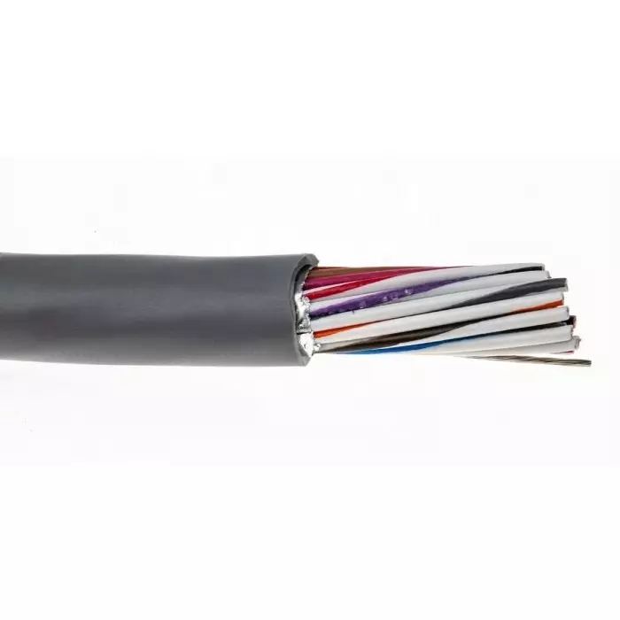 Alpha Wire Communication Control Cable 12 Core 0.35 mm² Area Grey 30 m Length, 1299/12C SL005