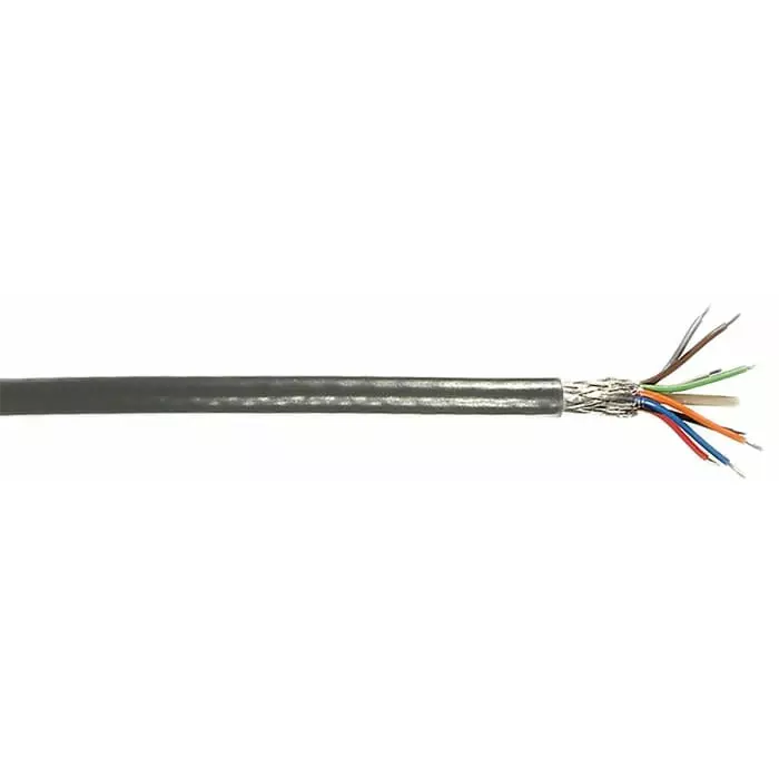 Alpha Wire Communication Control Cable 8 Core 0.09 mm² Area Grey 30 m Length, 3308 SL005