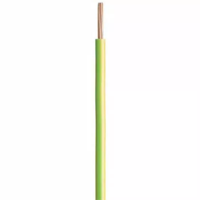 Prysmian 6491X Series Green/Yellow 1.5 mm² Hook Up Wire 7/0.53 mm 100m, 20145121