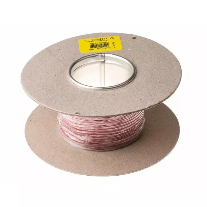 Hew Heinz Eilentropp SIFF Series Red 0.52 mm² Hook Up Wire 20 AWG 270/0.05 mm 20m Silicone Insulation