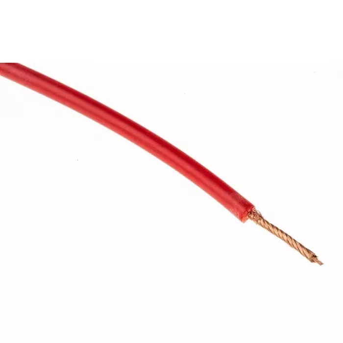 Hew Heinz Eilentropp SIFF Series Red 0.7 mm² Hook Up Wire 19 AWG 408/0.05 mm 20m Silicone Insulation