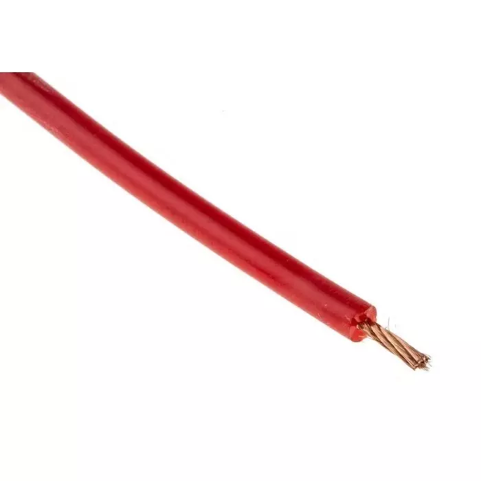 Hew Heinz Eilentropp SIFF Series Red 1.1 mm² Hook Up Wire 17 AWG 516/0.05 mm 100m Silicone Insulation, 13433-03-100