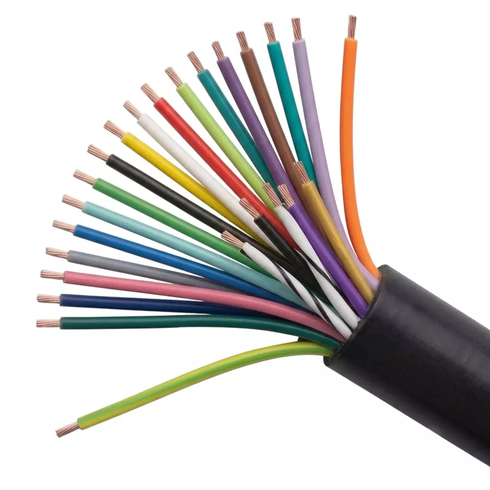 ADCAB Multicore Flexible Cable Copper PVC Insulation 24 Core 0.75 Sq. mm and 100 m Length
