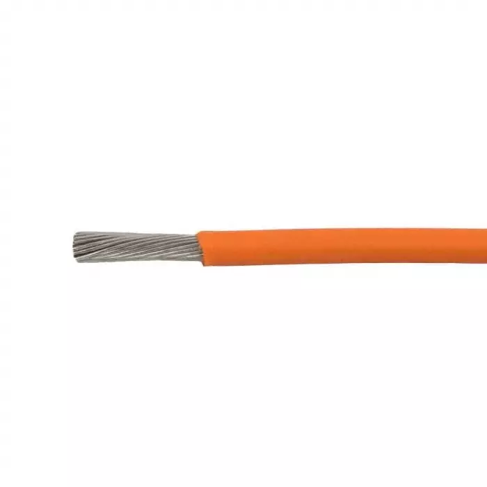 Alpha Wire Ecogen Metric Single Core Hook Up Wire 0.25 mm² Orange 50 m Length, 67025 OR321