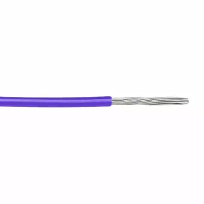 Alpha Wire Single Core Hook Up Wire 0.25 mm² Nominal Area Purple 305 m Length, 3050 VI001